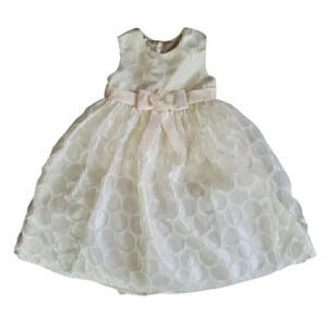 Girls' AMERICAN PRINCESS Ivory‎ Cream White Lace Dress SZ 5 Wedding Flower Girl